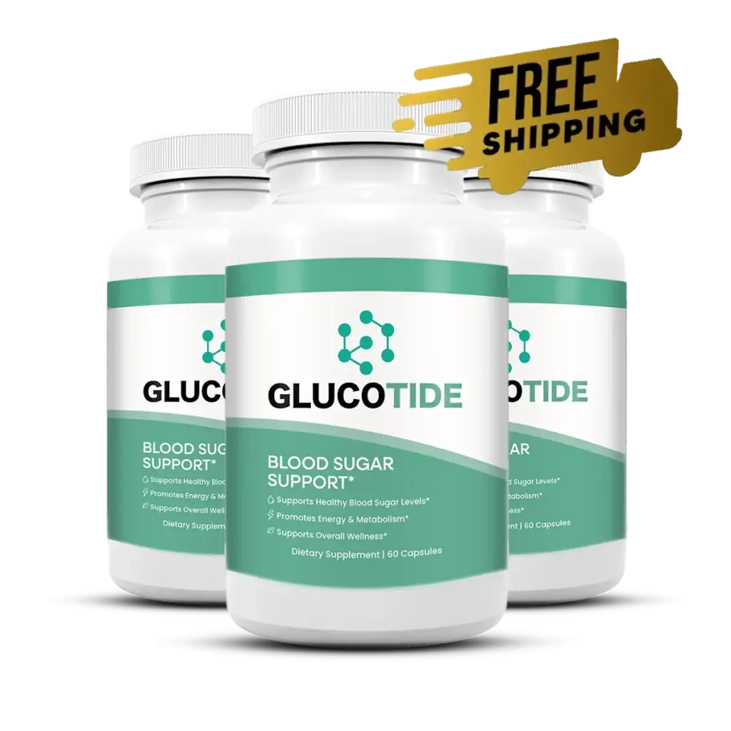 GlucoTide 3 bottle package